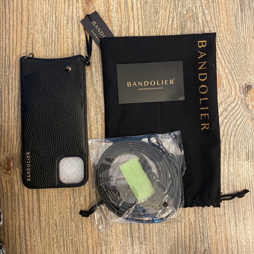 Emma pebble leather crossbody IPhone 11 Pro Max